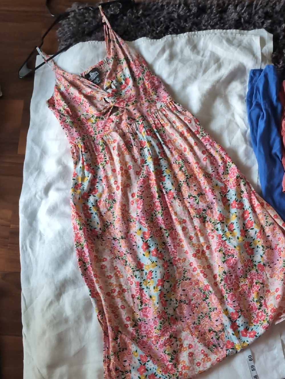 Floral Pink Summer Maxi Dress